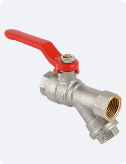 Кран шаровый со встроенным фильром VALTEC COMBI