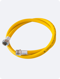Шланг газовый ПВХ, диаметр 3/4", гайка-штуцер TUBOFLEX